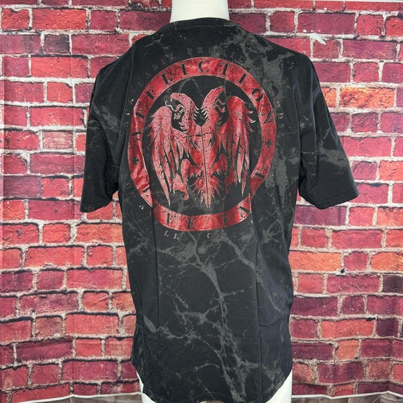 Affliction Black Label Men's Short Sleeve Graphic T-shirt -Black -Size: 2XL -NWT - Picture 10 of 14